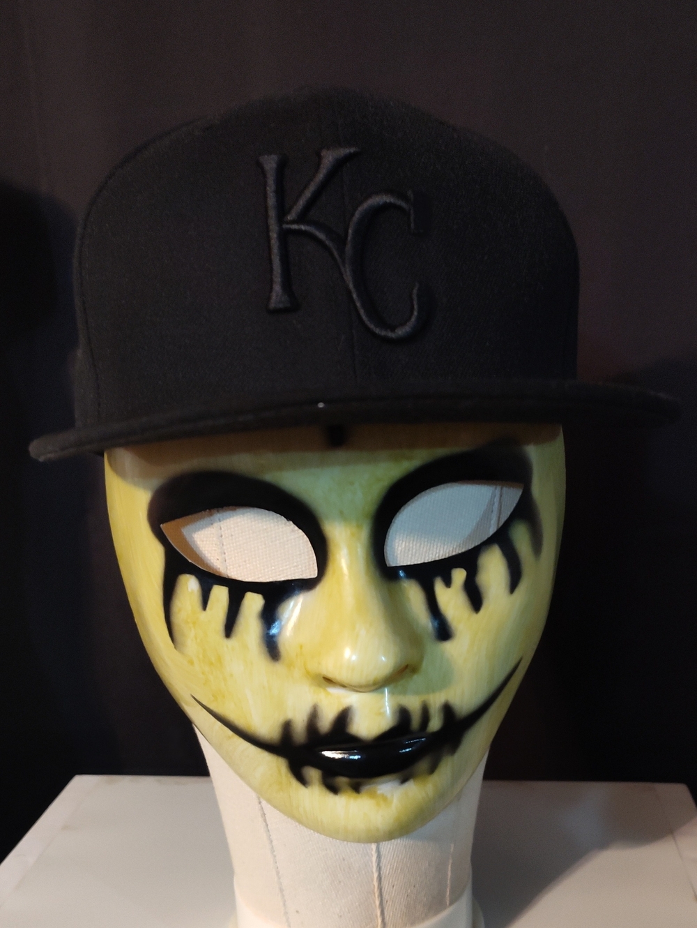 KC Black Men's Fitted 7 5/8 Hat - New Era 59 Fifty NWOT